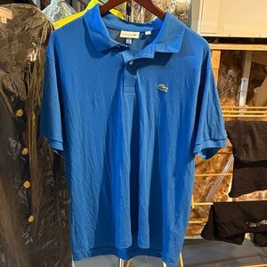 Lacoste Men's Vibrant Blue Polo Shirt NWOT